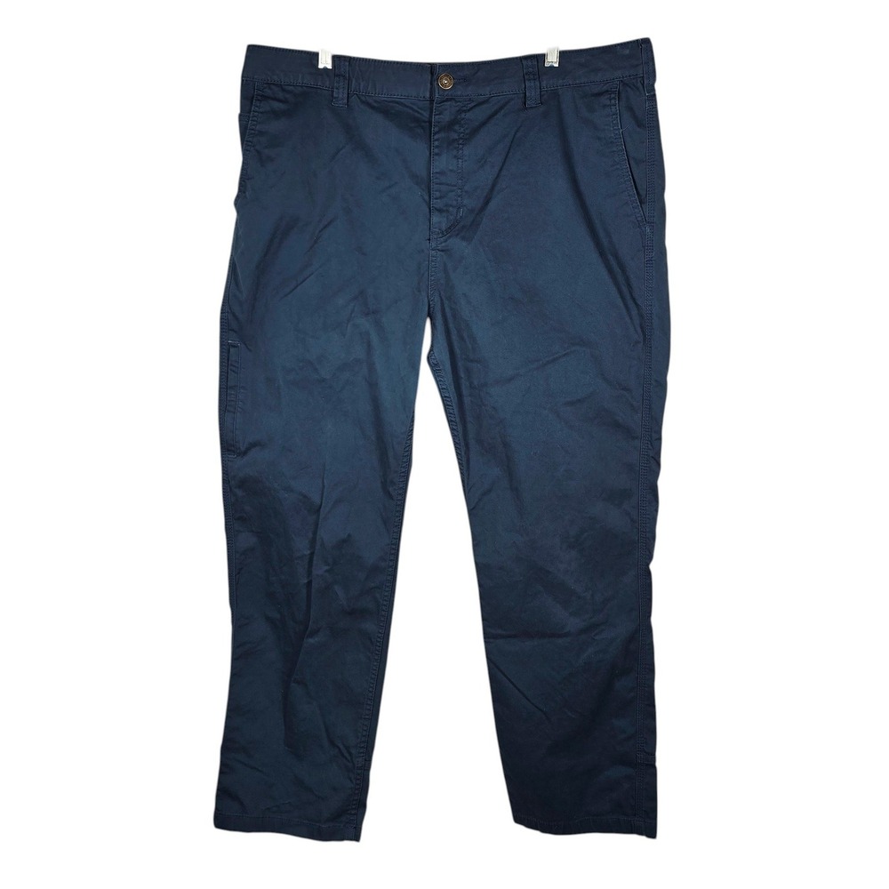 Colorado Clothing Mens Utility Chino Pants Navy Blue‎ 40x32 Stretch Straight Leg